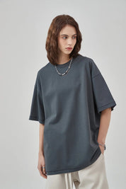 385G Loose Cotton Women T-shirt