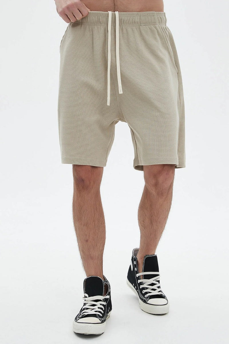 330G Loose Drawstring Track Men Shorts