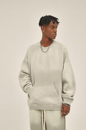 360G Dyed Distressed Men Sweatshirt