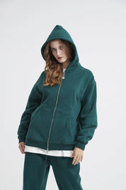 360g Zipper Women Hoodie