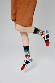 Abstract Pattern Women Socks