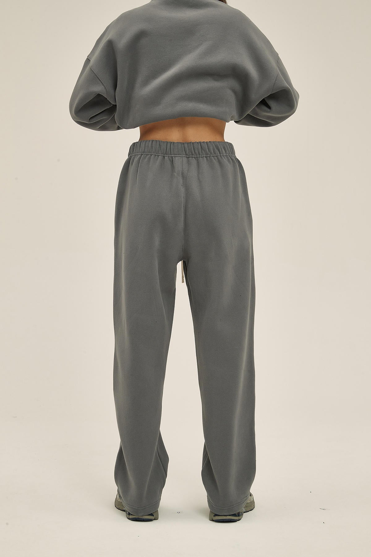 350G Fleece Loose Sports Women Pants