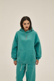 350G Loose Fleece Women Hoodie