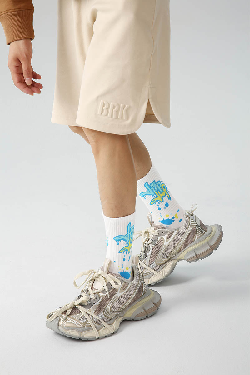 Inkjet Printed Men Socks