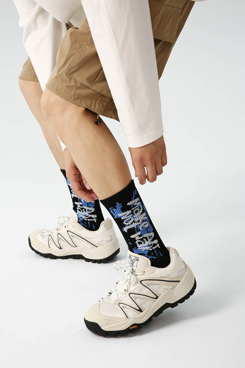 Printed Letter Men Socks