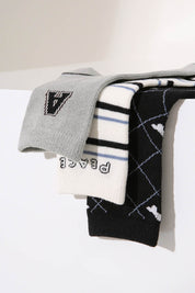 Graphic Letter Children Socks