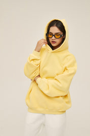 350G Loose Fleece Women Hoodie