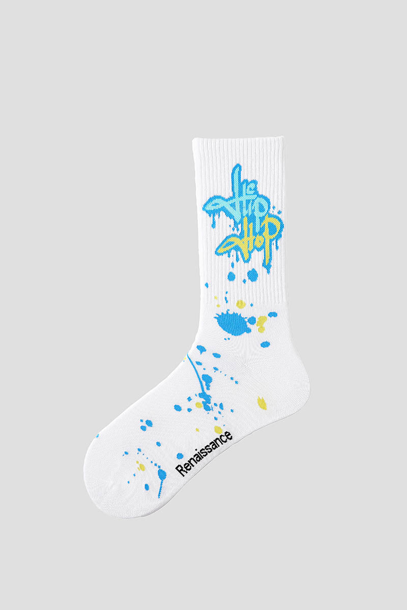 Inkjet Printed Men Socks