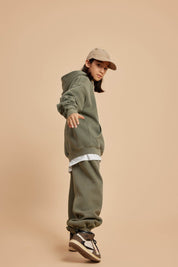 355G Solid Color Loose Casual Sweatpants