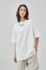 385G Loose Cotton Women T-shirt