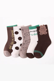 Polka Dot Bear Kids Socks