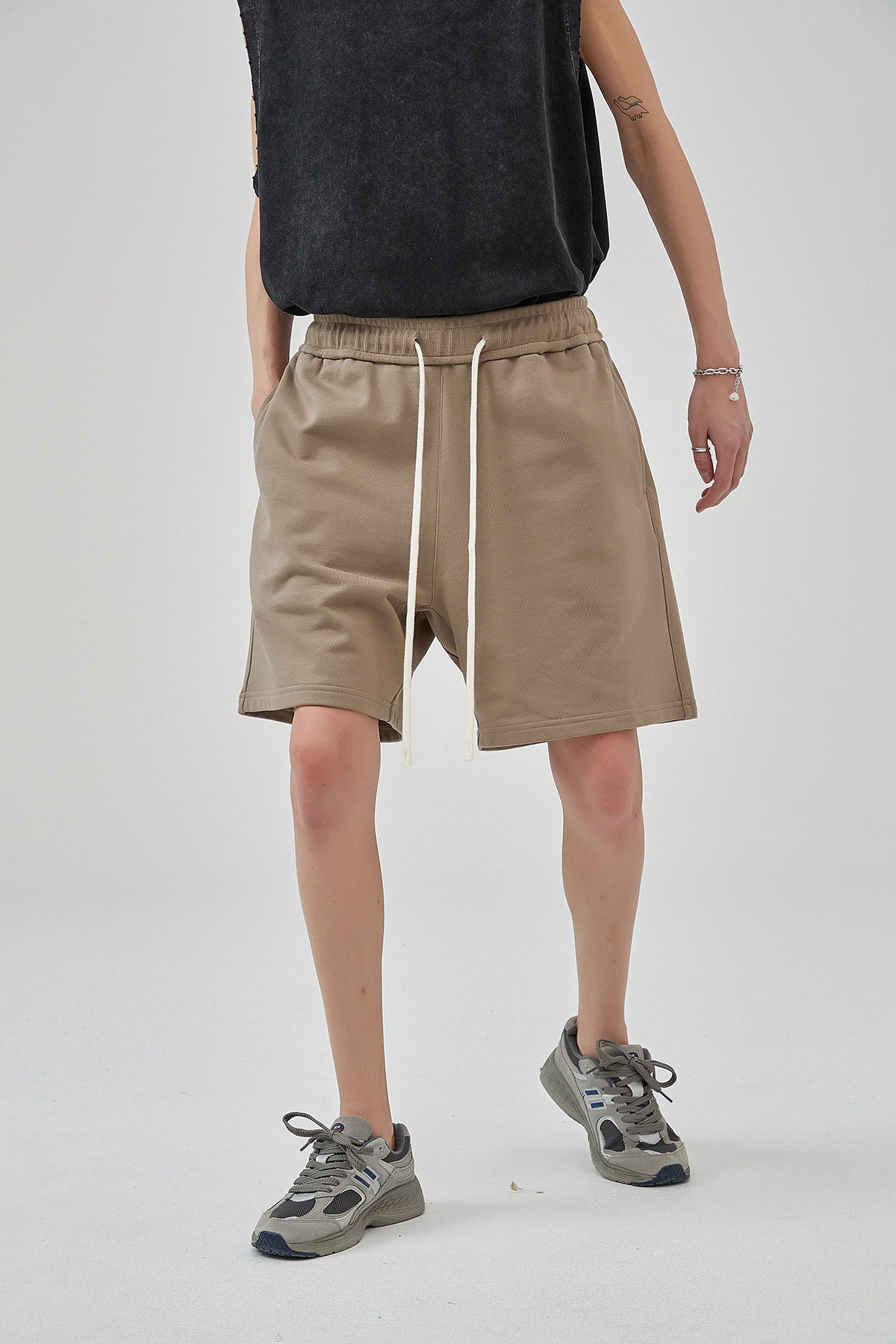 380G Cotton Track Men Shorts