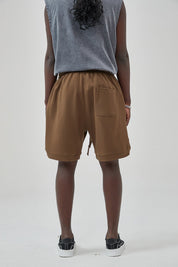 Loose Drawstring Track Men Shorts