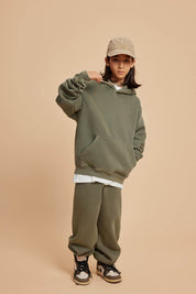 355G Solid Color Loose Casual Sweatpants