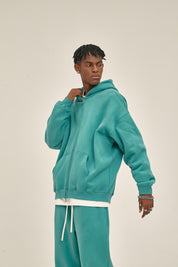 350G Fleece Zip Men Hoodie