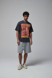 Sakuragi Hanamichi Print Loose Men T-Shirt