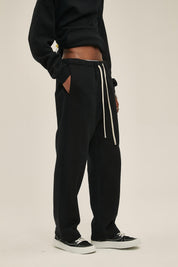 350G Fleece Loose Sports Men Pants