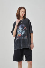 Grim Reaper Print Women T-Shirt