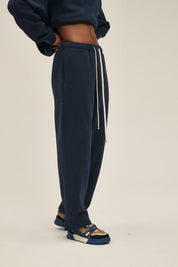 350G Fleece Loose Sports Men Pants