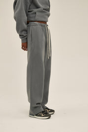 350G Fleece Loose Sports Men Pants