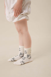 Line Puppy Kids Socks