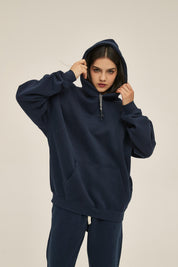 350G Loose Fleece Women Hoodie