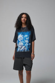 Killua Print Cotton Women T-Shirt