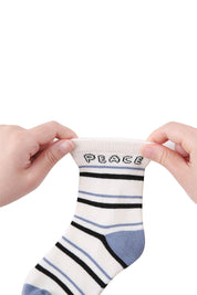 Graphic Letter Children Socks