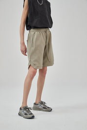 Loose Drawstring Track Men Shorts