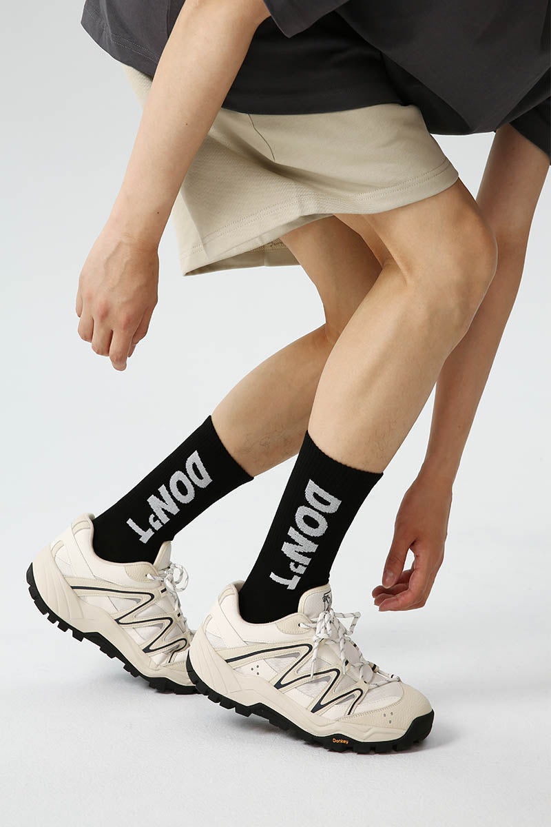 Letter DON'T Printed Men Socks