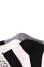 Black And White Lines Kids Socks