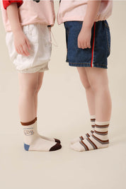 M Line Letter Children Socks