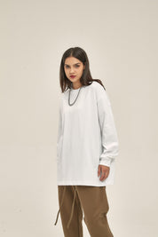 305G Loose Women Long Sleeve T-Shirt