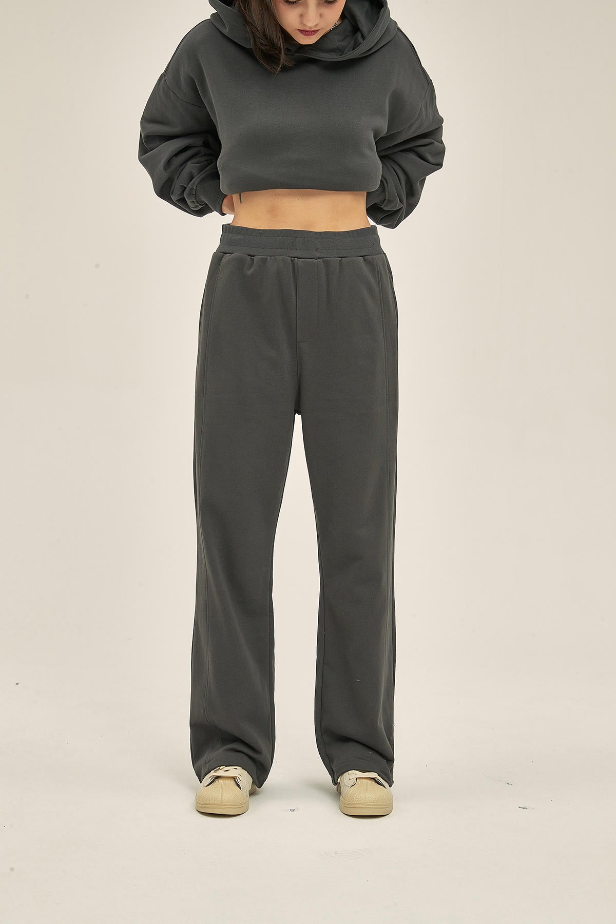 350G Casual Loose Sports Women Pants