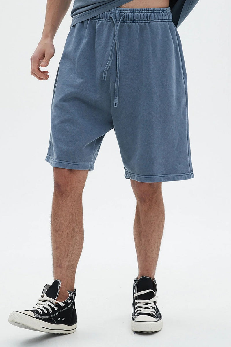 420G Loose Drawstring Track Men Shorts