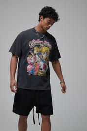 Sailor Moon Print Cotton Men T-Shirt