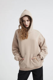 Solid Color Basic Women Hoodie