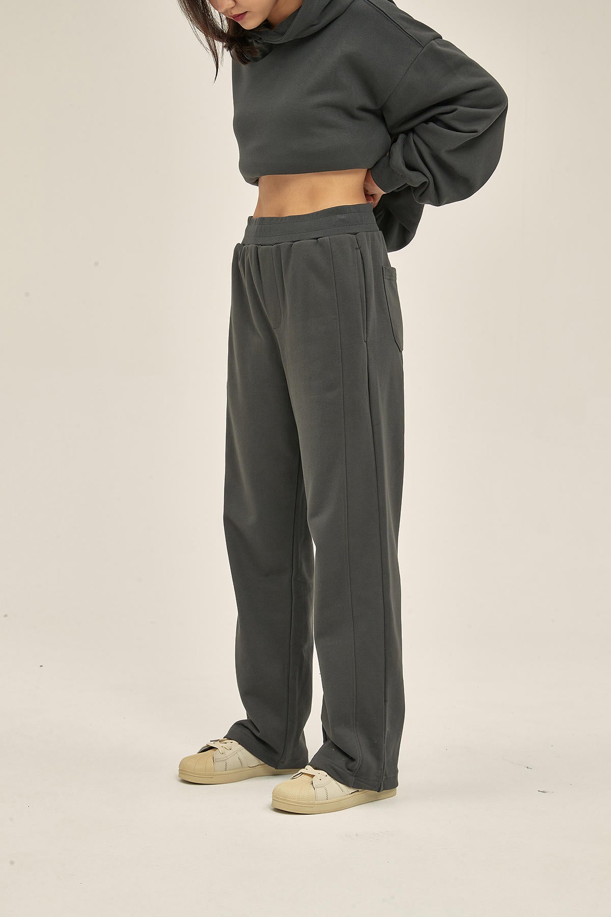 350G Casual Loose Sports Women Pants