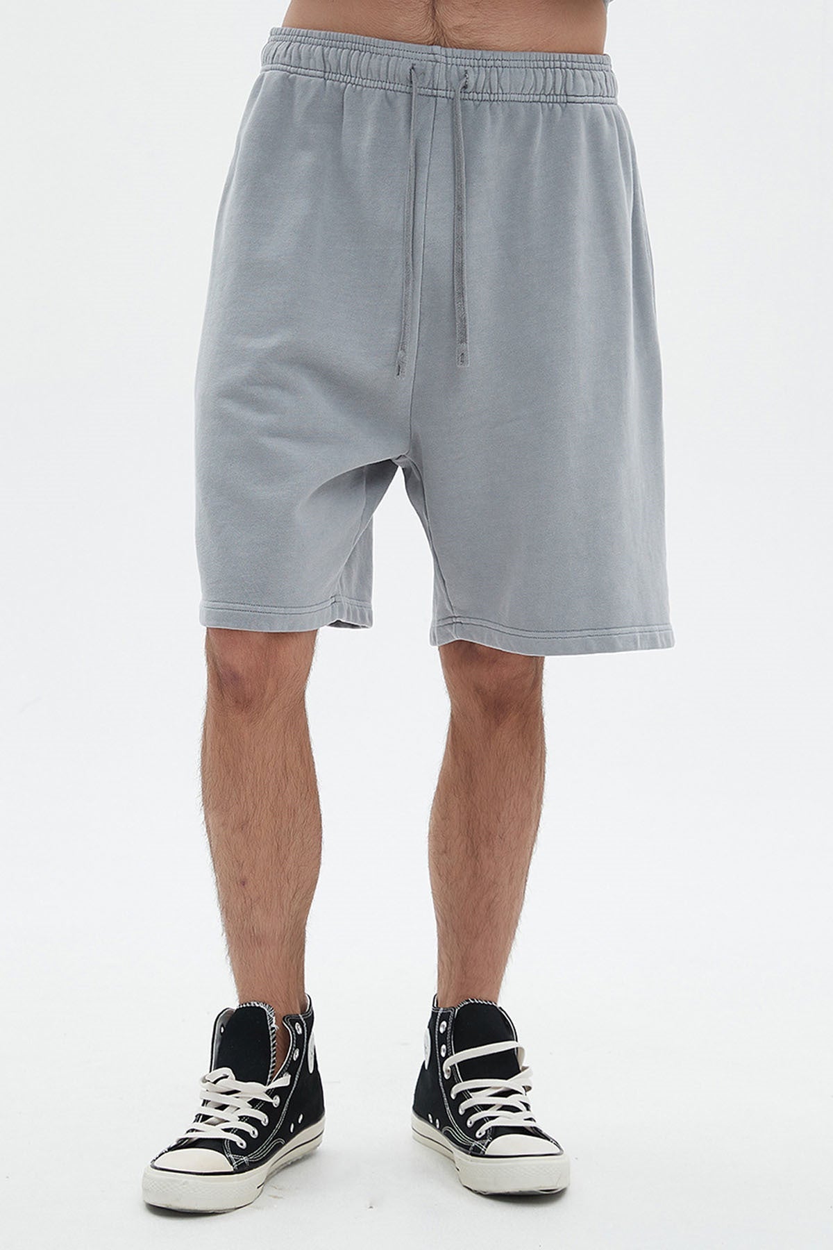 420G Loose Drawstring Track Men Shorts