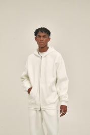 350G Fleece Zip Men Hoodie