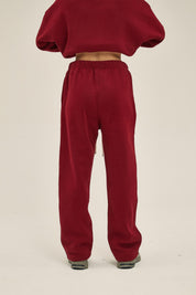 350G Fleece Loose Sports Women Pants