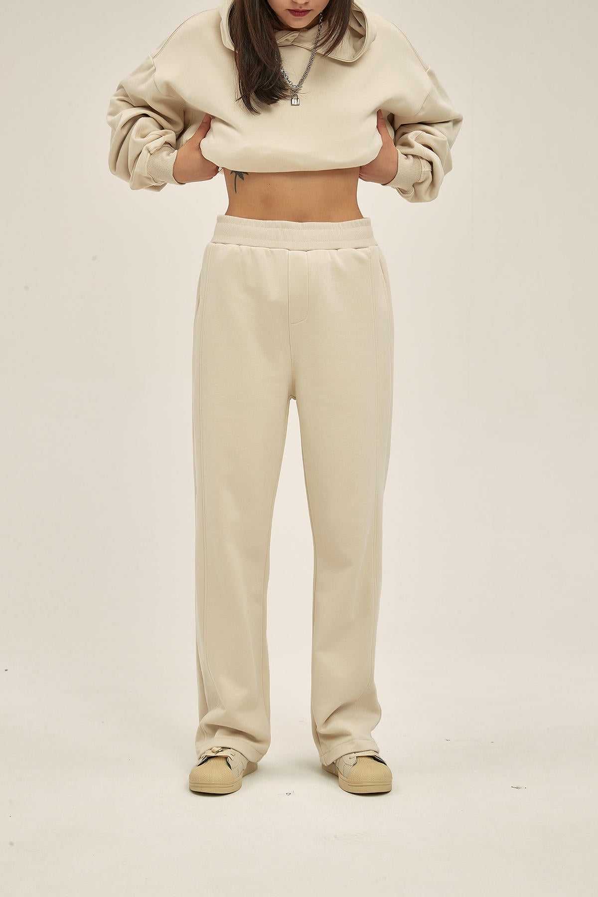 350G Casual Loose Sports Women Pants