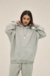 350G Loose Fleece Women Hoodie