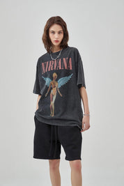 Nirvana Band Print Women T-Shirt