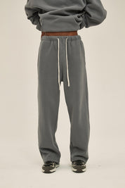 350G Fleece Loose Sports Men Pants