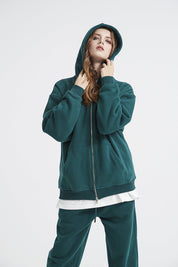 360g Zipper Women Hoodie