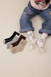 Line Puppy Kids Socks