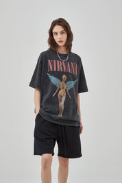 Nirvana Band Print Women T-Shirt