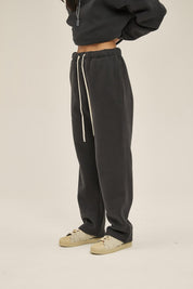 350G Fleece Loose Sports Women Pants