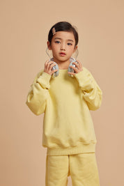 365G Fleece Crew Neck Kids Sweatshirt